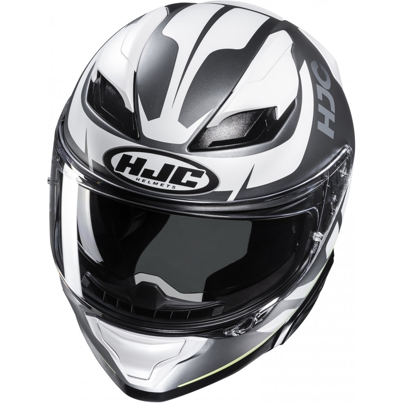 Integrální helma na motorku HJC F71 Bard MC4HSF šedo-bílo-zelená