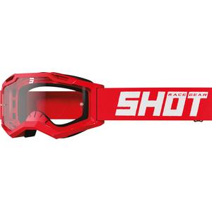 Dětské motokrosové brýle Shot Rocket Kid 2.0 červené (čiré plexi)