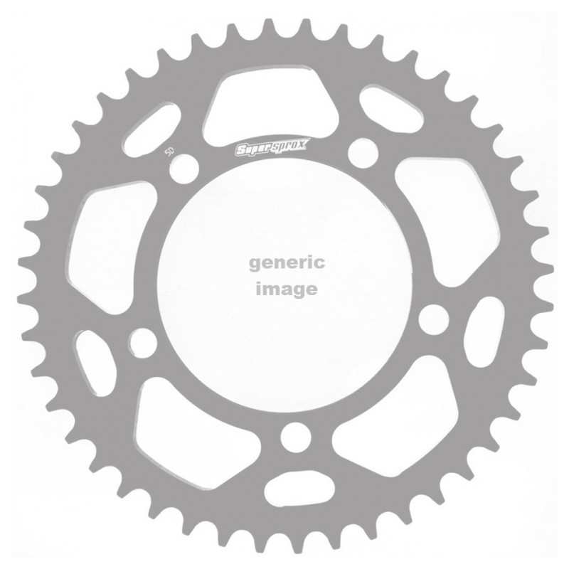 Hliníková řetězová rozeta SUPERSPROX červená