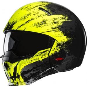 Otevřená helma s maskou HJC i20 Furia MC3H černo-fluo žlutá
