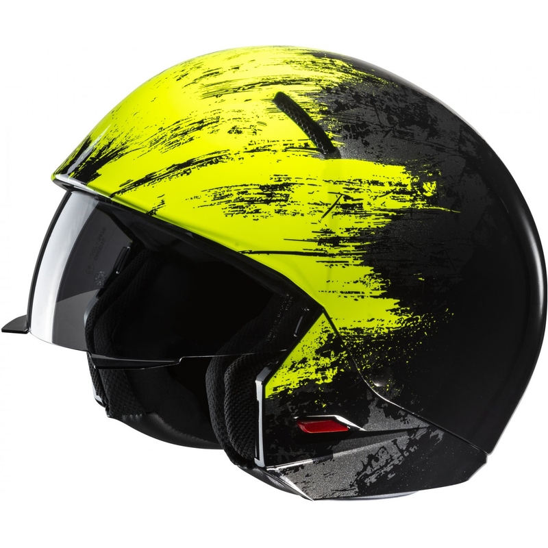 Otevřená helma s maskou HJC i20 Furia MC3H černo-fluo žlutá