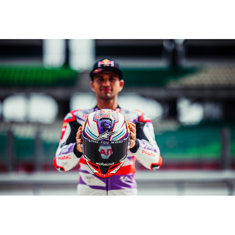 Integrální helma na motorku Alpinestars Supertech R-10 Solid carbon bílá matná