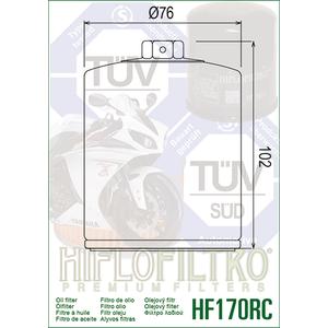 Olejový filtr HIFLOFILTRO HF170BRC Racing černá