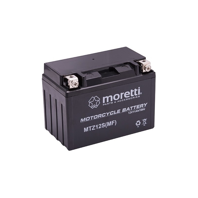 Bezúdržbová gelová baterie  Moretti MTZ12S, 12V 10Ah