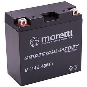 Bezúdržbová gelová baterie  Moretti MT14B-4, 12V 12Ah