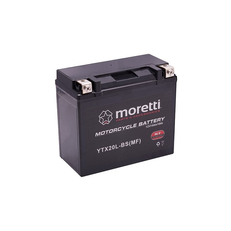 Bezúdržbová gelová baterie  Moretti  MTX20L-BS, 12V 18Ah