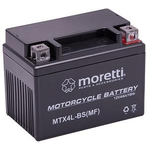 Bezúdržbová gelová baterie Moretti MTX4L-BS, 12V 4Ah