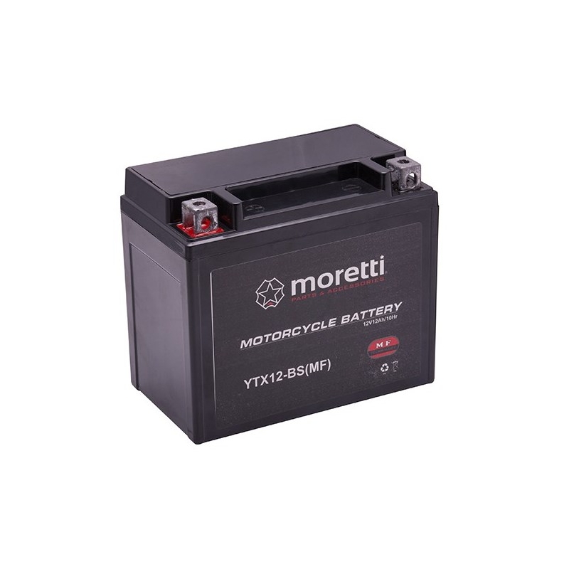 Bezúdržbová gelová baterie Moretti MTX12-BS, 12V 12Ah