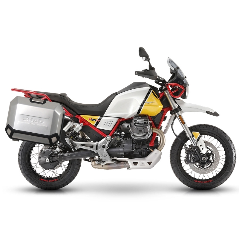 Montážní sada 4P systém SHAD (pro kufry a brašny TERRA a SH38X) pro MOTO GUZZI V 85 TT 850 / Travel 2019-2023