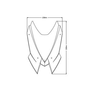 Plexi štít PUIG NEW. GEN SPORT 3864N černý