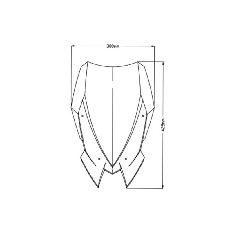 Plexi štít PUIG NEW. GEN TOURING průhledný
