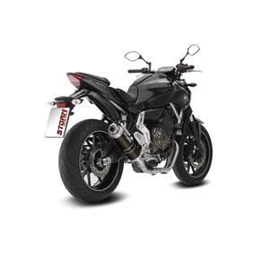 Výfuk kompletní 2x1 STORM GP Y.045.LXSB Černá ocel