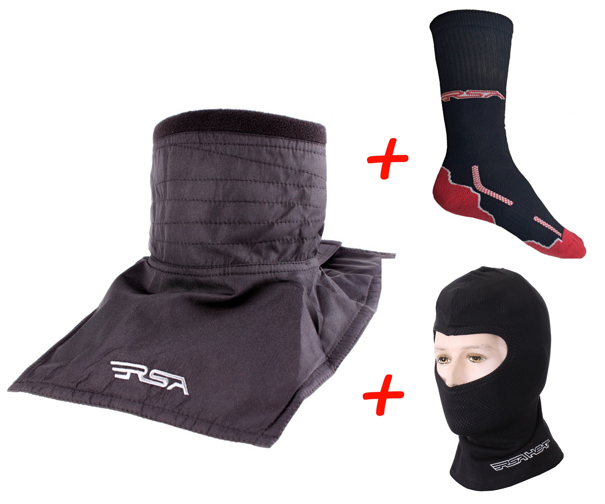 SET: Nákrčník RSA Soul + Termo kukla RSA Heat + Funkční ponožky RSA Classic Velikost: S