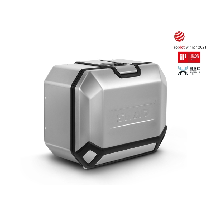 Kompletní sada bočních hliníkových kufrů SHAD TERRA 47L/47L, včetně montážní sady SHAD SUZUKI DL 650 V-Strom