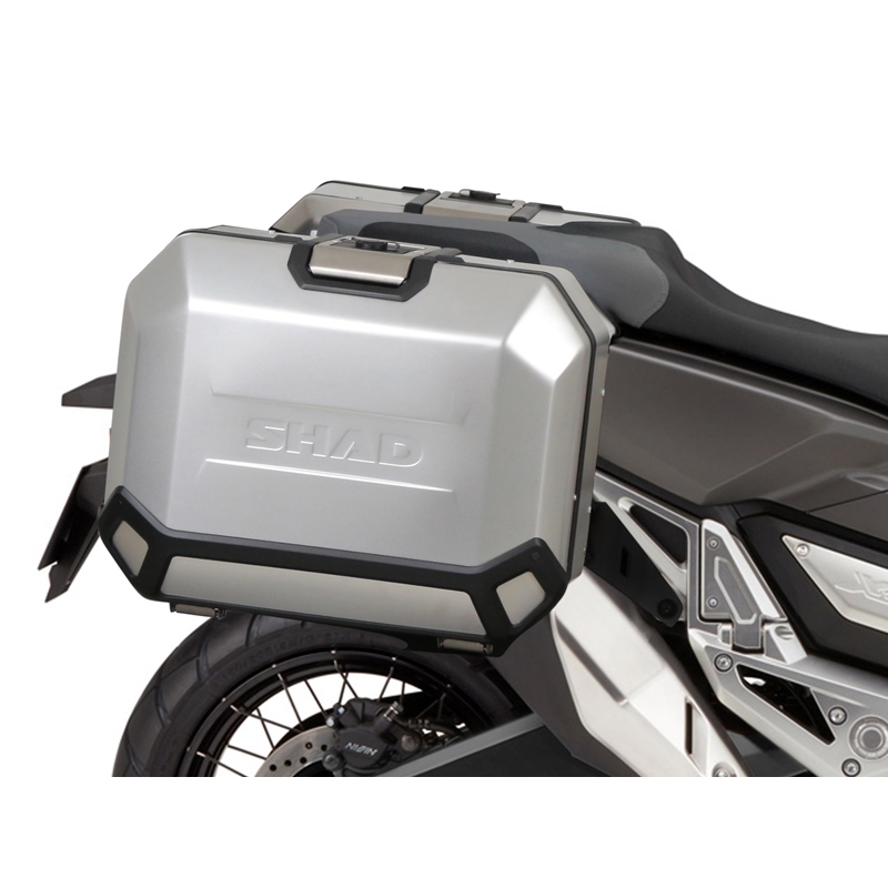 Kompletní sada bočních hliníkových kufrů SHAD TERRA 47L/47L, včetně montážní sady SHAD HONDA X-ADV 750