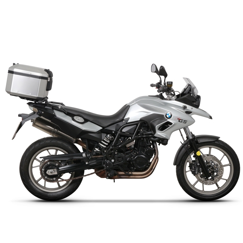 Kompletní sada černých hliníkových kufrů SHAD TERRA BLACK , 48L topcase   36L/47L boční kufry, včetně montážní sady a plotny SHAD BMW F 650 GS/ F 700 GS/ F 800 GS