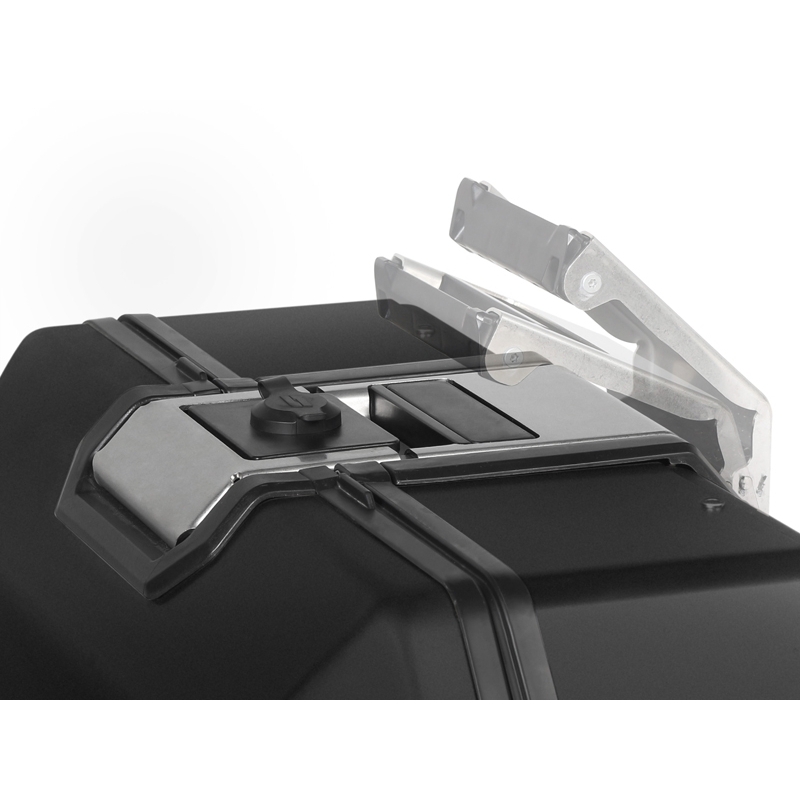 Kompletní sada černých hliníkových kufrů SHAD TERRA BLACK , 48L topcase 47L/47L boční kufry, včetně montážní sady a plotny SHAD HONDA NC 750 X