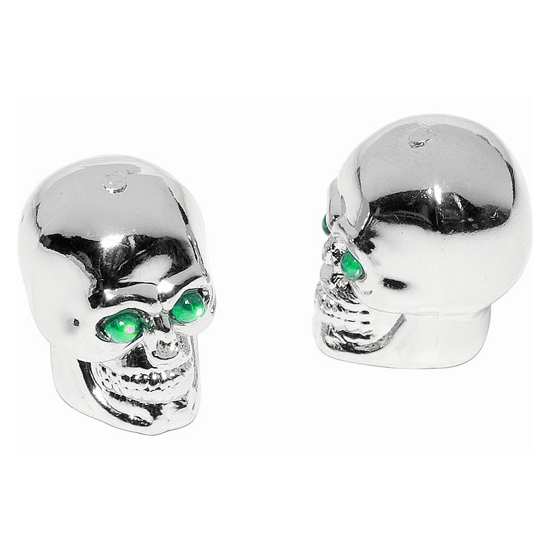 Čepičky na ventilky R-TECH lebka 2 ks