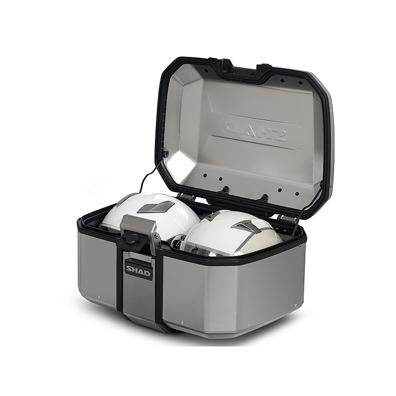 Kompletní sada hliníkových kufrů SHAD TERRA, 55L topcase 36L/36L boční kufry, včetně montážní sady a plotny SHAD Zontes ZT310-T/ T2-310