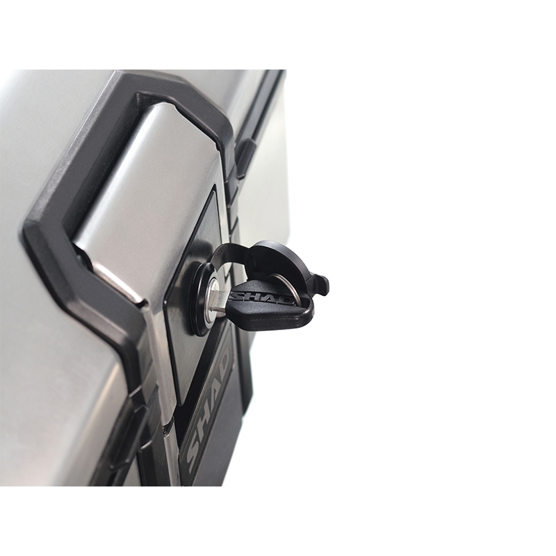 Kompletní sada hliníkových kufrů SHAD TERRA, 55L topcase 36L/36L boční kufry, včetně montážní sady a plotny SHAD Zontes ZT310-T/ T2-310