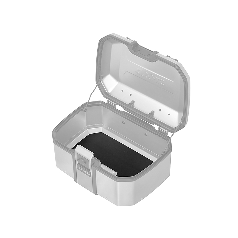 Kompletní sada hliníkových kufrů SHAD TERRA, 55L topcase 36L/36L boční kufry, včetně montážní sady a plotny SHAD Zontes ZT310-T/ T2-310