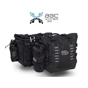 Kompletní sada bočních adventure brašen SHAD TERRA TR40 a  černého hliníkového 48L topcase, včetně montážní sady SHAD BMW F 650 GS/ F 700 GS/ F 800 GS