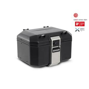 Kompletní sada sedlových brašen SHAD TERRA TR40 a  černého hliníkového 48L topcase, včetně montážní sady SHAD Harley Davidson Pan America 1250