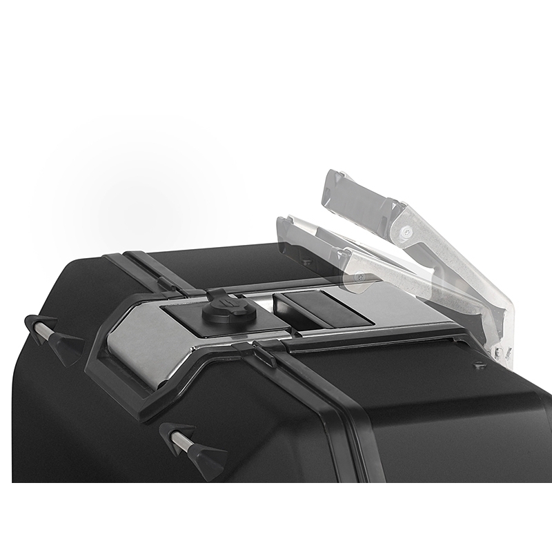 Kompletní sada sedlových brašen SHAD TERRA TR40 a  černého hliníkového 55L topcase, včetně montážní sady SHAD Voge 500DS / 500DSX