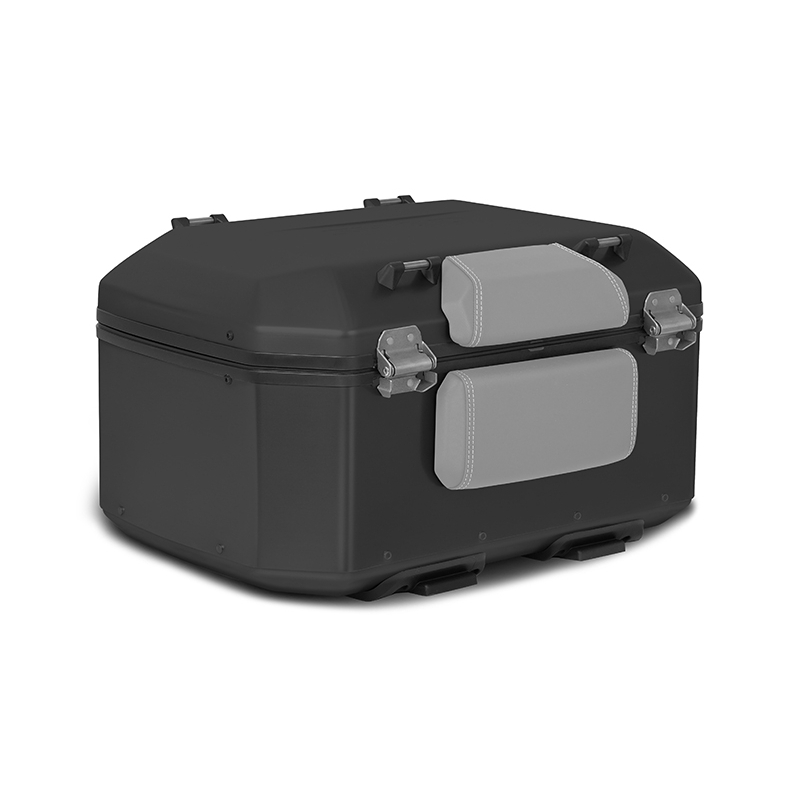 Kompletní sada sedlových brašen SHAD TERRA TR40 a  černého hliníkového 55L topcase, včetně montážní sady SHAD Voge 500DS / 500DSX