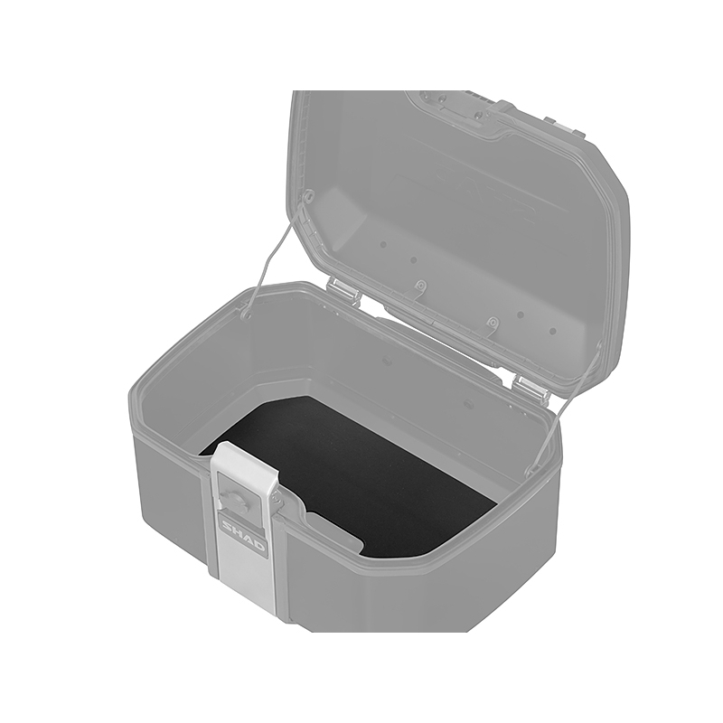 Kompletní sada sedlových brašen SHAD TERRA TR40 a  černého hliníkového 55L topcase, včetně montážní sady SHAD Voge 500DS / 500DSX