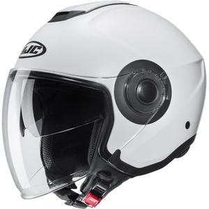 Otevřená helma na motorku HJC i40N Solid perleťová bílá