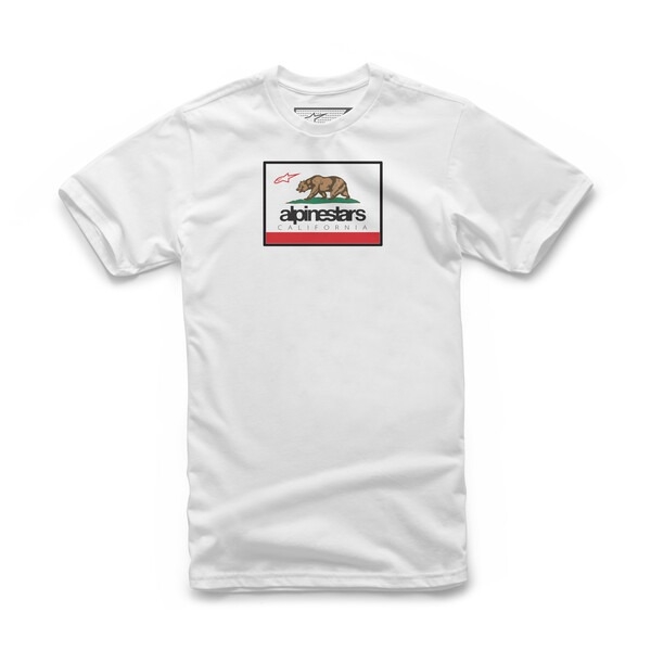 Triko Alpinestars Cali 2.0 Tee bílá Velikost: S
