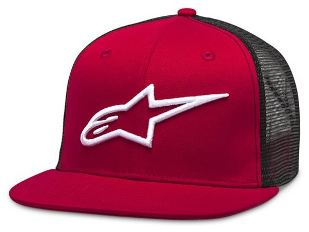 Kšiltovka Alpinestars Corp Trucker červeno-černá