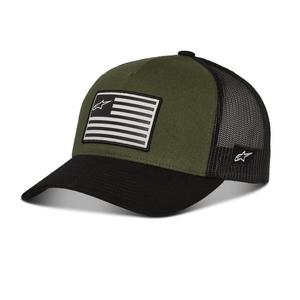 Kšiltovka Alpinestars Flag Snap Hat zeleno-černá