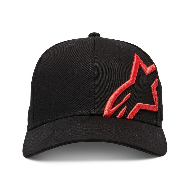 Kšiltovka Alpinestars Corp Snap 2 Hat černo-fluo červená