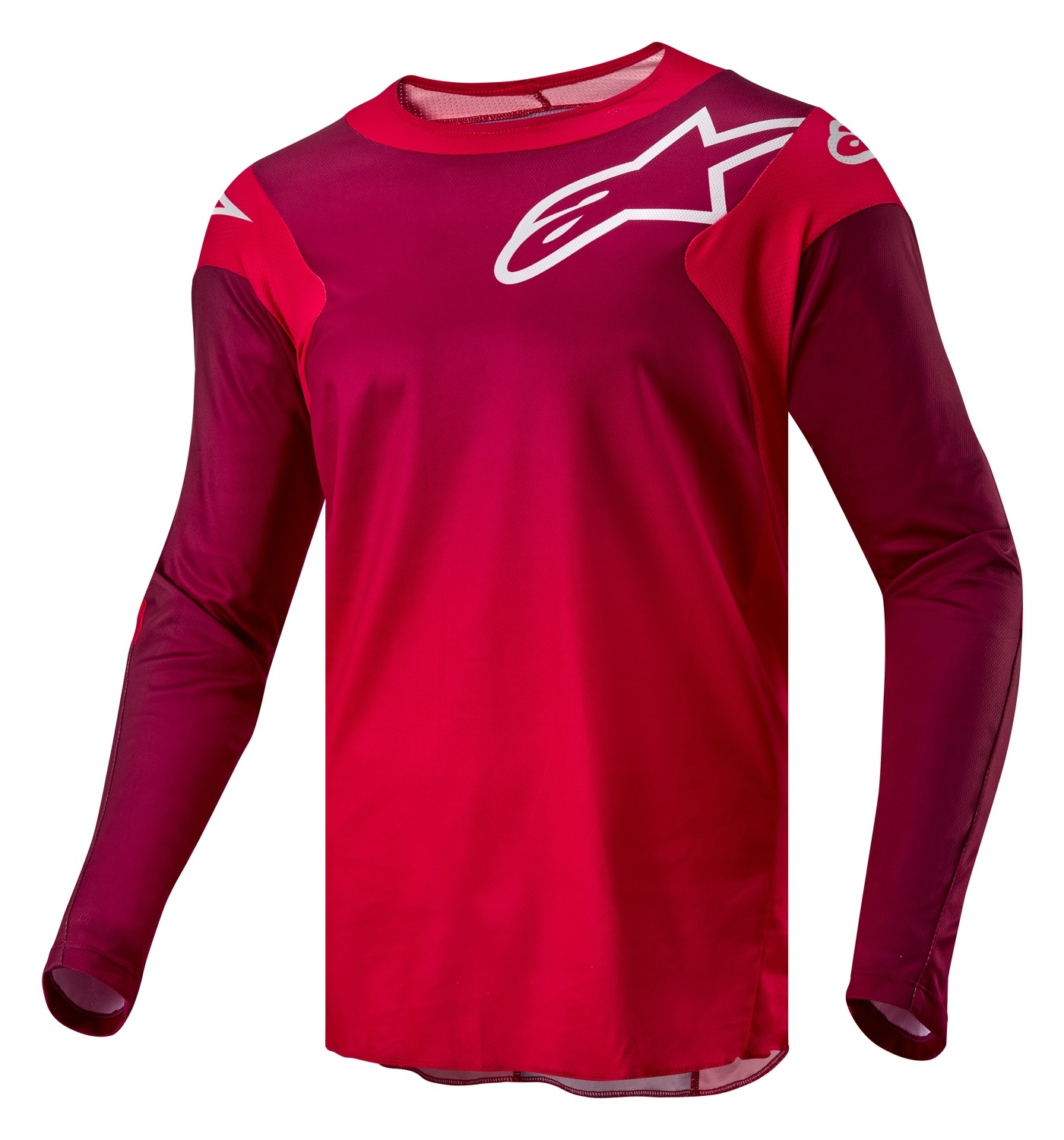Motokrosový dres Alpinestars Racer Hoen červeno-karmínový Velikost: XL