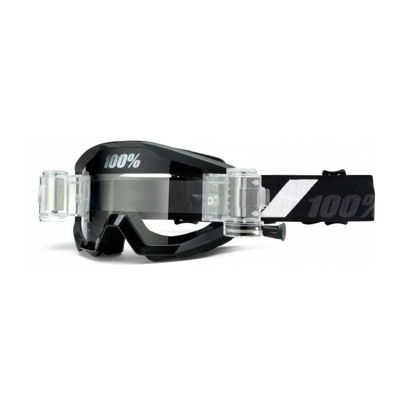 Brýle 100% Strata Goliath (čiré plexi s Roll Off)