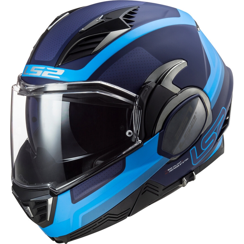 Překlápěcí přilba na motorku LS2 FF900 Valiant II Orbit modrá