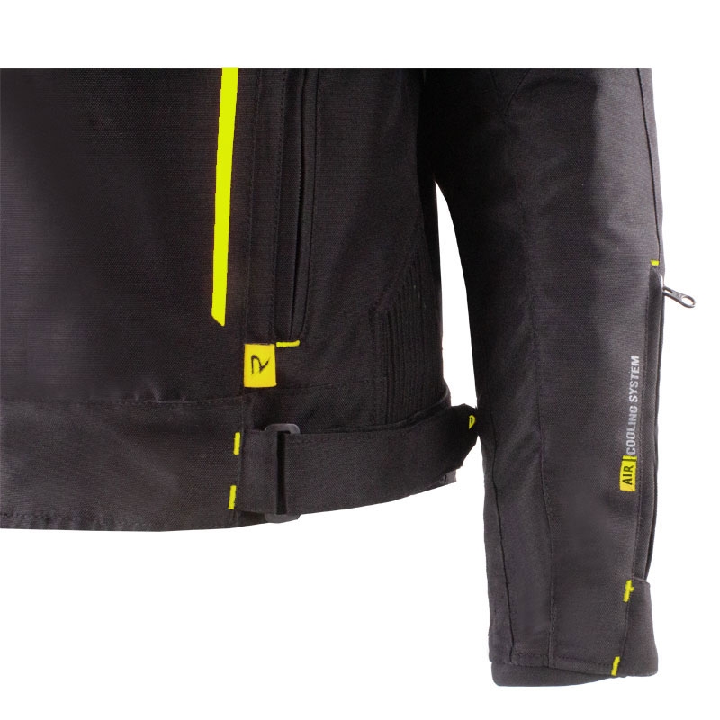 Bunda na motorku Street Racer Flex EVO černo-fluo žlutá