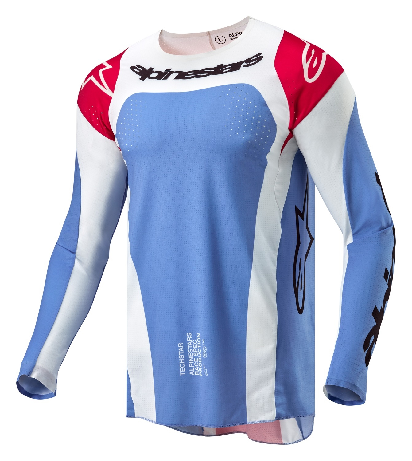 Motokrosový dres Alpinestars Techstar Ocuri modro-bílo-červený Velikost: L