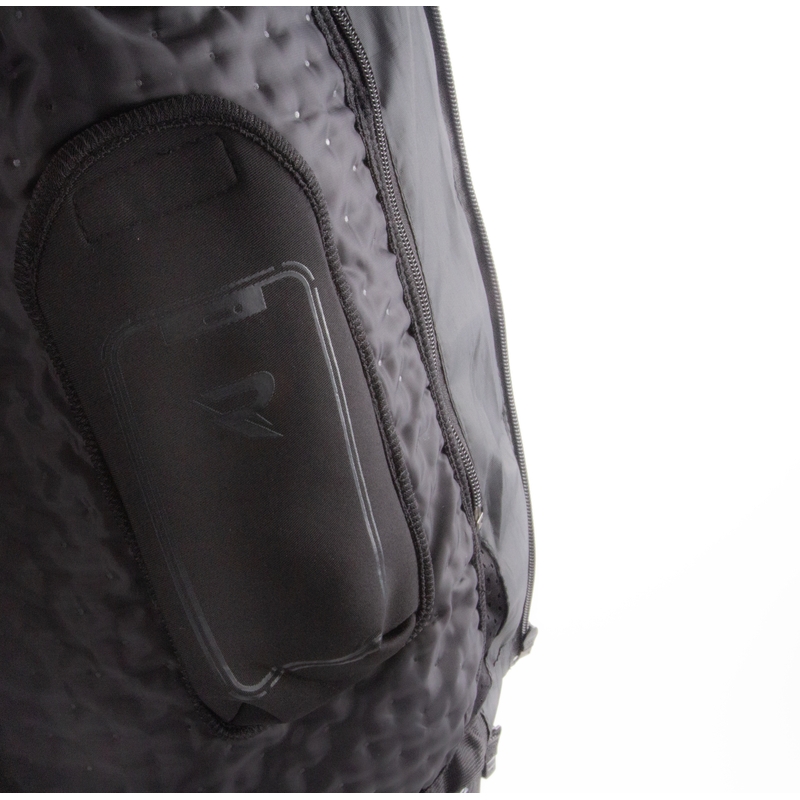 Bunda na motorku Street Racer All Season černo-fluo žlutá