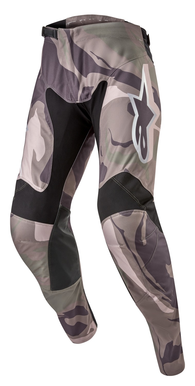 Motokrosové kalhoty Alpinestars Racer Tactical zelená camo-hnědé Velikost: 32
