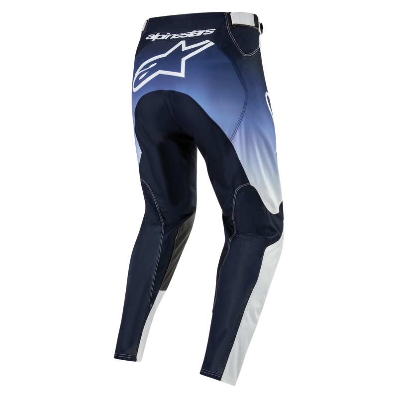 Motokrosové kalhoty Alpinestars Racer Hoen bílo-modré