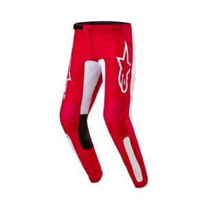 Motokrosové kalhoty Alpinestars Fluid Lurv 2024 červeno-bílé