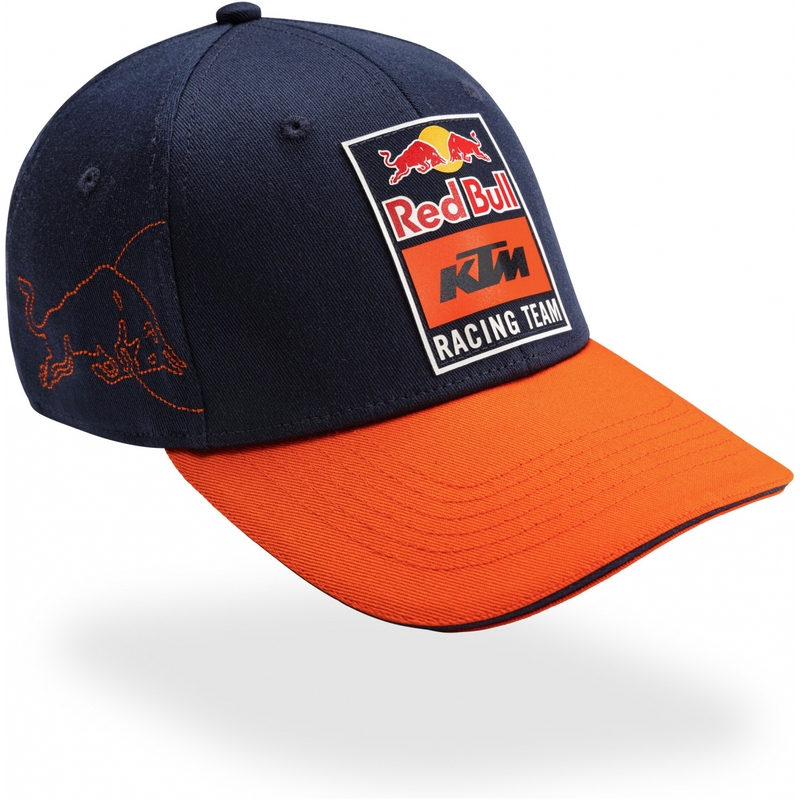 Kšiltovka KTM Pitstop Fitted Cap modro-oranžová