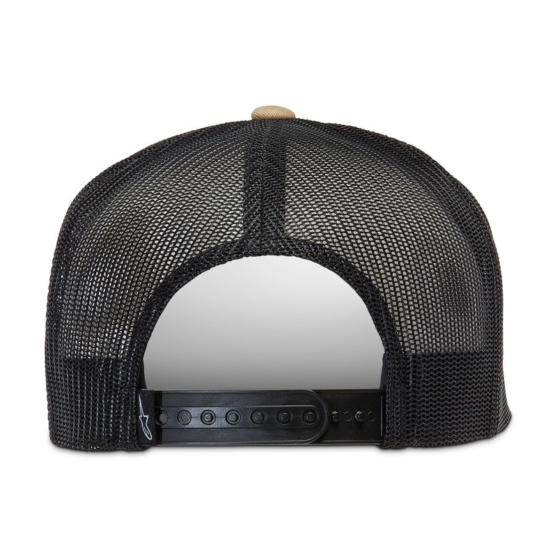 Kšiltovka Alpinestars Flag Snap Hat pískovo-černo-bílá