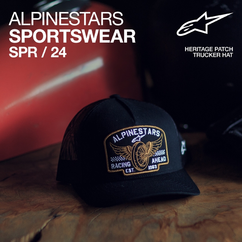 Kšiltovka Alpinestars Heritage Patcher černo-černá