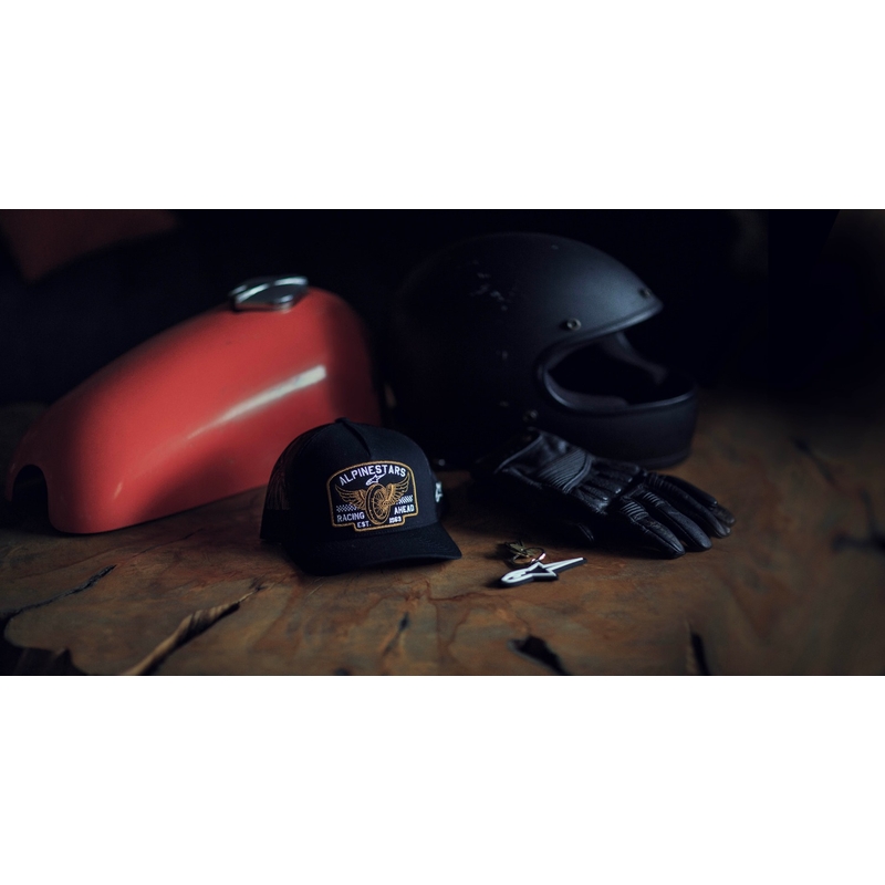 Kšiltovka Alpinestars Heritage Patcher černo-černá