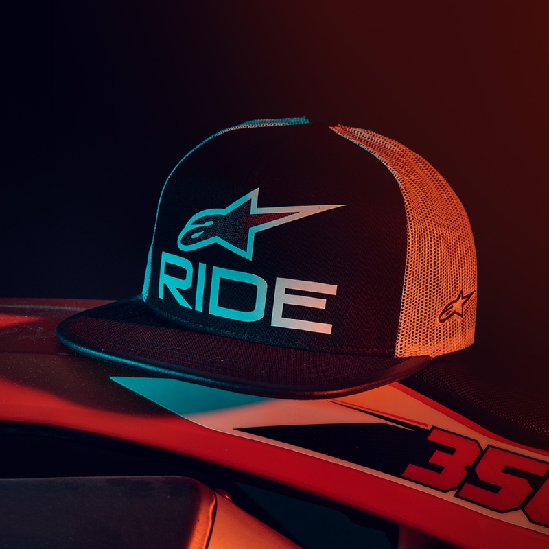 Kšiltovka Alpinestars Ride 4.0 ER černo-bílo-červená
