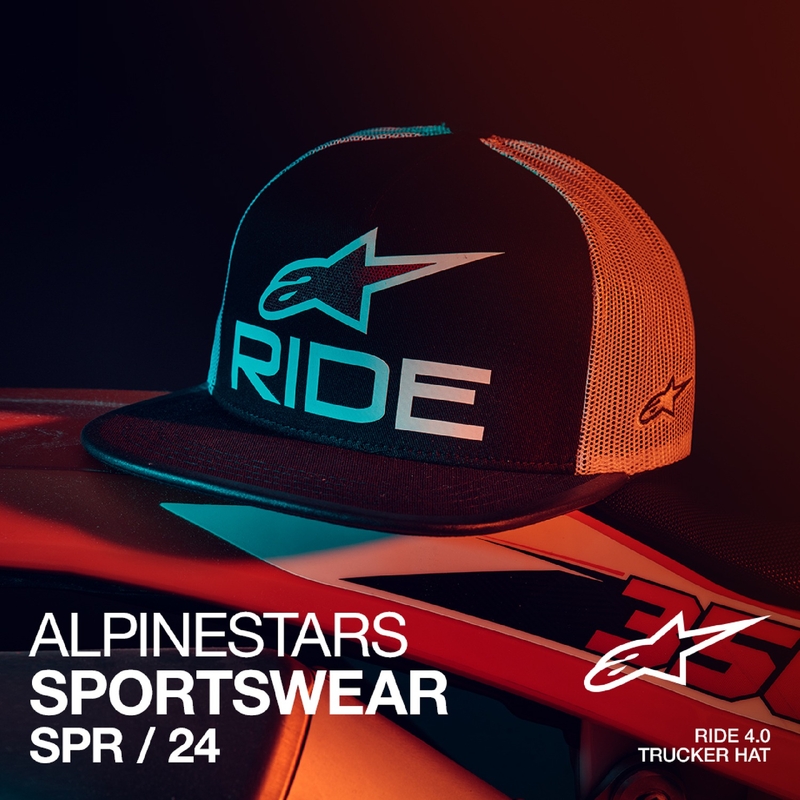 Kšiltovka Alpinestars Ride 4.0 ER černo-bílo-červená